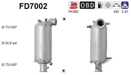 Volkswagen Roetfilter FD7002