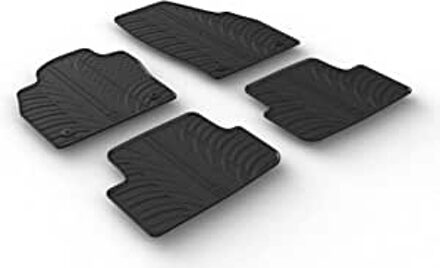 Volkswagen Rubbermatten passend voor Volkswagen Polo VI 2017- (T profiel 4-delig + montageclips)