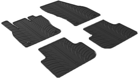 Volkswagen Rubbermatten passend voor Volkswagen Tiguan 4/2016- (T profiel 4-delig + montageclips)