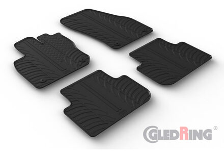 Volkswagen Rubbermatten passend voor Volkswagen Tiguan III (CT1) 2024- (T profiel 4-delig + montageclips) GL0664