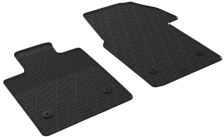 Volkswagen Rubbermatten passend voor Volkswagen Transporter T7 Multivan 2022- (G-Design 2-delig + montageclips GL0890