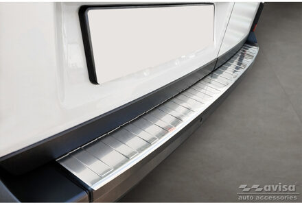 Volkswagen RVS Bumper beschermer passend voor Volkswagen Crafter & MAN TGE 2017- 'Ribs' ('XL'-version) AV235850