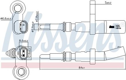 Volkswagen Sensor, koelvloeistoftemperatuur 207017