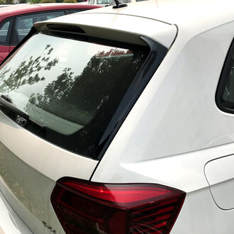 Volkswagen Set achterruit side-spoilers passend voor Volkswagen Polo (AW1) 2017- (ABS Glanzend zwart) TSVWS03
