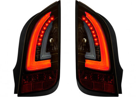 Volkswagen Set LED Achterlichten passend voor Volkswagen Up! & Skoda Citigo 2011- - Zwart/Smoke/Goud