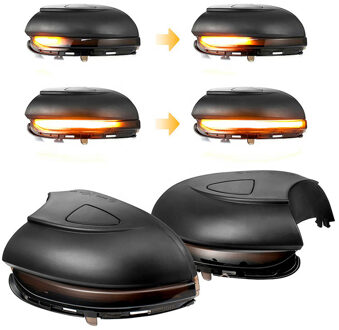 Volkswagen Set LED Zijspiegel-Knipperlichten - passend voor Volkswagen Golf VI 2008-2012 & Touran 2010-2015 - S DLVWL27LS