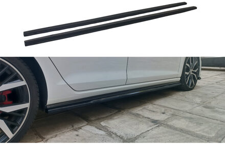 Volkswagen Set sideskirts passend voor Volkswagen Golf 7 & 7.5 GTI 2012-2020 (ABS Glanzend zwart) DXSVW22
