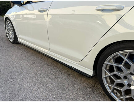 Volkswagen Set sideskirts passend voor Volkswagen Golf VII R / R-Line 2012-2017 (ABS Glanzend zwart) DXSVW11