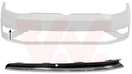 Volkswagen Sier- / beschermingspaneel, bumper 5775586