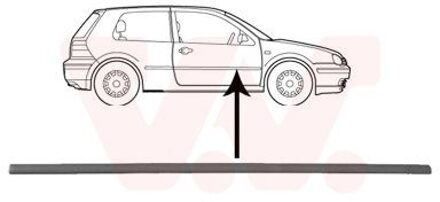 Volkswagen Sier- / beschermingspaneel, deur