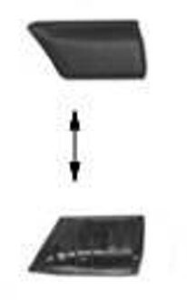 Volkswagen Sierlijst Rechts Voorspatbord Zwart 53 Mm