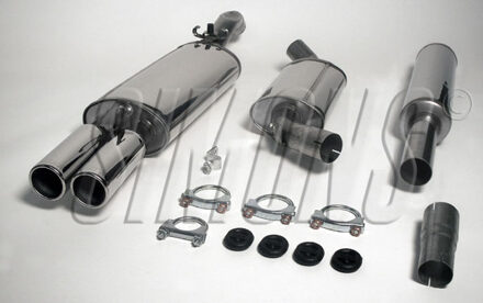 Volkswagen Simons uitlaat passend voor Volkswagen Golf II GTi 16V / G60 1985-1991 028HR