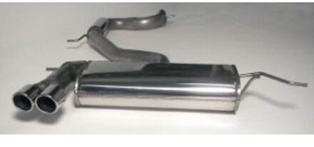 Volkswagen Simons uitlaat passend voor Volkswagen Scirocco III 1.4 TSi, 2.0 TFSi 040H7DR