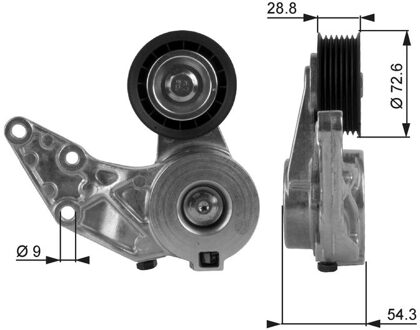 Volkswagen Spanrol, Poly V-riem DriveAlign® T38208