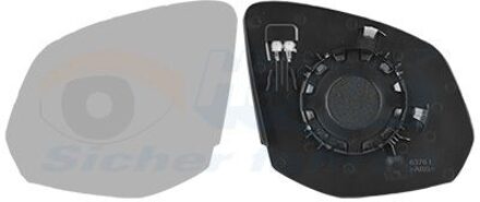 Volkswagen Spiegelglas, buitenspiegel * HAGUS * 5717837