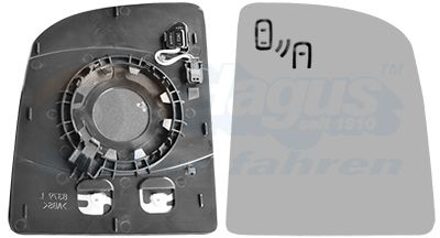 Volkswagen Spiegelglas, buitenspiegel * HAGUS * 5792836