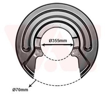Volkswagen stofschild 5897373
