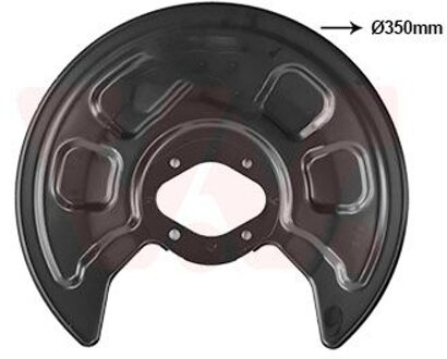 Volkswagen Stofschild Achter L/r 5867373