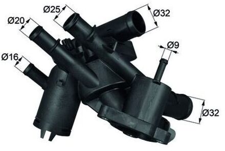 Volkswagen Thermostaat, koelvloeistof TM4109