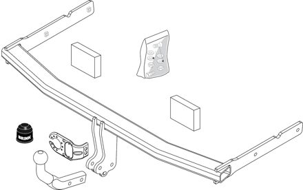 Volkswagen Vaste trekhaak