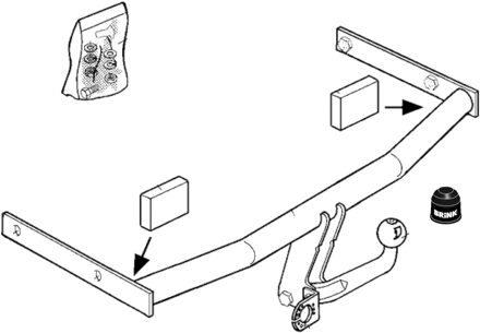 Volkswagen Vaste trekhaak