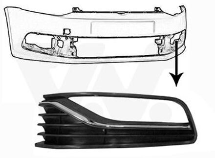 Volkswagen Ventilatiegrille, bumper 5814493