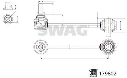 Volkswagen verbindingsstang 33105246