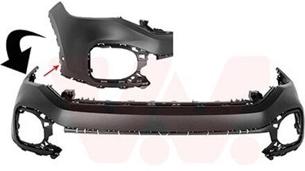 Volkswagen Voorbumper In Primer 5706575