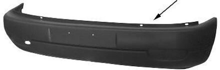 Volkswagen Voorbumper Kompleet 5/96+ Type Iii Zwart -m.l 5875570