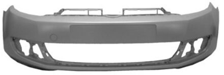 Volkswagen VOORBUMPER zonder KOPLAMPSPROEIER-GATEN zonder PDC-GATEN 5863574