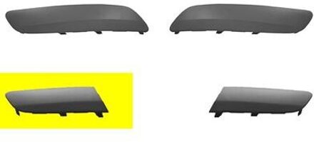 Volkswagen VOORBUMPERLIJST RECHTS met KOPLAMPSPROEIERS