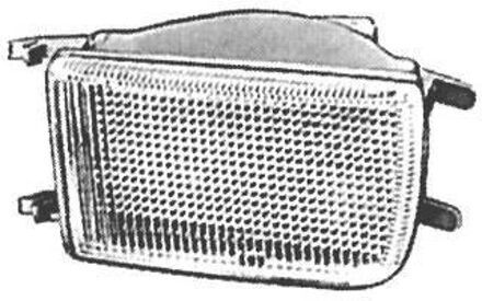 Volkswagen Voorknipperlicht Rechts Oranje -lamph.