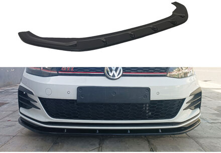 Volkswagen Voorspoiler passend voor Volkswagen Golf 7.5 GTI 2017-2020 (ABS Glanzend zwart) DXVVW22