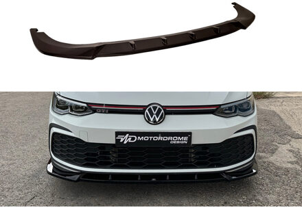 Volkswagen Voorspoiler passend voor Volkswagen Golf VIII (CD1) GTI/ R-Line 2020- (ABS glanzend zwart) DXVVW20