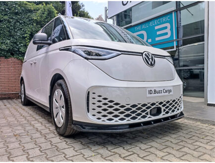 Volkswagen Voorspoiler passend voor Volkswagen ID.Buzz (Bus/Cargo) 2022- (ABS glanzend zwart) DXVVW21