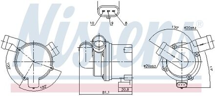 Volkswagen Waterpomp, motorkoeling 831120