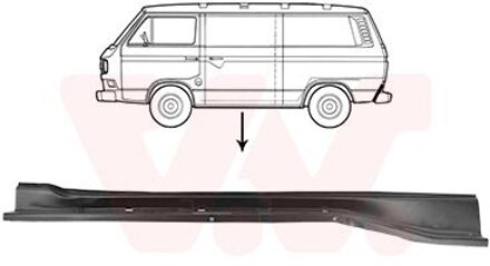 Volkswagen Zijpaneel Binnen Links 5870107