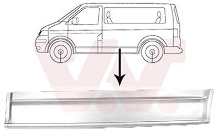 Volkswagen Zijpaneel L. 5790109