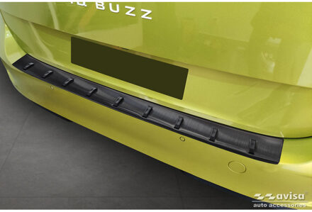 Volkswagen Zwart RVS Achterbumperprotector voor Volkswagen ID.Buzz + Cargo 2022- 'STRONG EDITION' AV254048