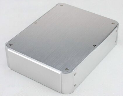 Volledige Aluminium WA77 Dac Chassis Eindversterker Doos Diy Voeding Behuizing 215x70x272mm