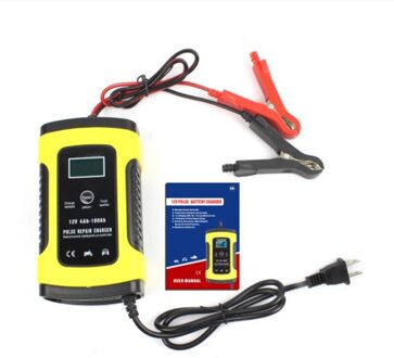 Volledige Automatische Auto Batterij Oplader 110V 220V Naar 12V 6A Intelligente Snelle Power Opladen Nat Droog lood-zuur Digitale Lcd Display