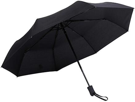 Volledige Automatische Draagbare Opvouwbare Paraplu Vrouwen Mannen Winddicht Uv-bescherming Paraplu Cd zwart