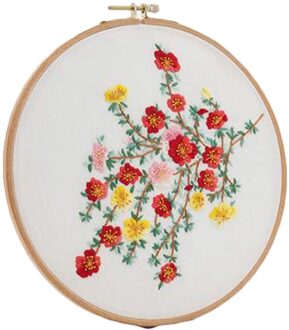 Volledige Bereik Van Borduurwerk Kruissteek Stamped Borduurwerk Doek Met Bloemen Kit Drie-Dimensionale Diy Volledige Bereik Patroon Cross H