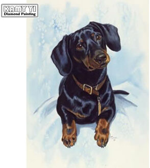 Volledige Boor Vierkante Diamanten 5D Diy Diamant Schilderij "Sneeuw In De Hond " Diamant Borduurwerk Kruissteek strass Mozaïek Schilderen" 50x60cm