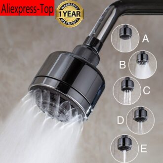 Volledige Functie Multifunctionele Onder Druk Waterbesparende Roterende Top Sprinkler Douchekop
