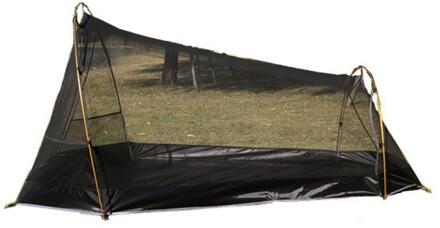 Volledige Gaas Tent 1-2 Persoon Outdoor Anti-Mosquito Tent Ultra-Lichtgewicht Aluminium Staaf Tent Voor Mountain klimmen Camping Benodigdheden