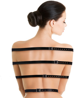 Volledige Lichaams Bondage Riemen - Zwart