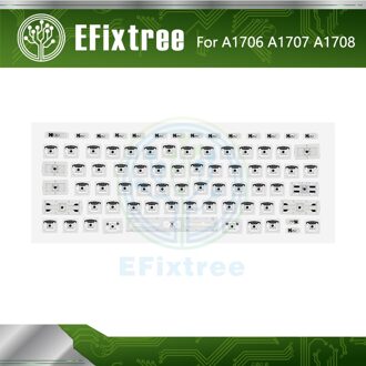 Volledige Set A1708 Toetsenbord Clip Cilps Scharnier Schaar Voor Macbook Pro 13 ''15'' A1706 A1707 Keyboard Keycaps key Cap Us Uk Eu A1708 US