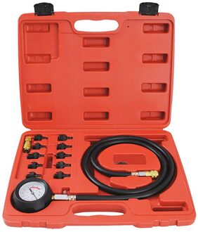 Volledige Systeem Automotive Oliedruk Test Kit Tester Auto Garage Tool 0-140PSI Lage Olie Waarschuwing Apparaten automotive tools