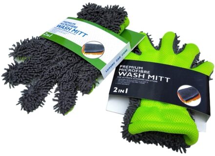 Volledige Vinger Chenille Schoonmaakdoekje Borstel Premium Wassen Vegen Handdoek Reiniging Handschoen Auto Fiets Motor Schoonmaken